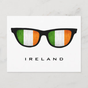 Ireland Shades texte personnalisé et carte postale