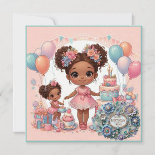 IRENE ~ Carte d'anniversaire ~ jeunes enfants ~ Ro