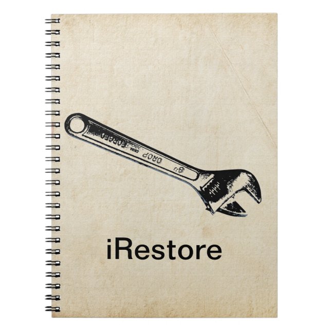 iRestore Carnet de bricolage (Devant)