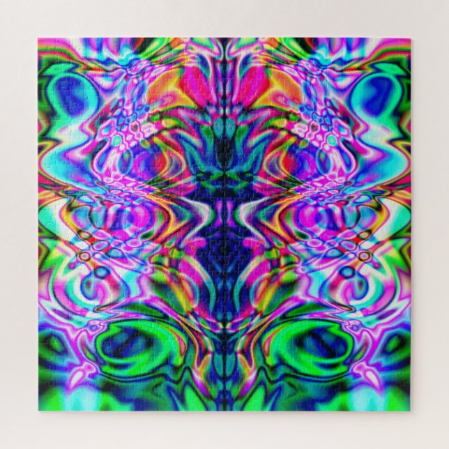 Iridescence psychédélique Puzzle (Vertical)