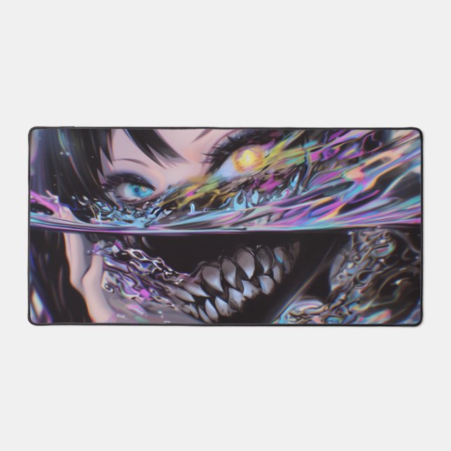 Iridescente Anime Horreur : Monstre Sourire Liquid (Recto)