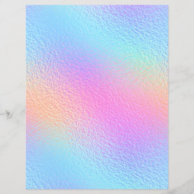 Iridescente Faux Foil Papier à rebut no 4 (Devant)