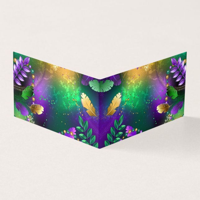 Iridescente mardi gras arrière - plan avec perles (Outside)