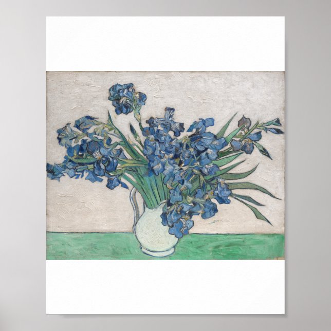 Iris — Affiche de Vincent van Gogh (Devant)