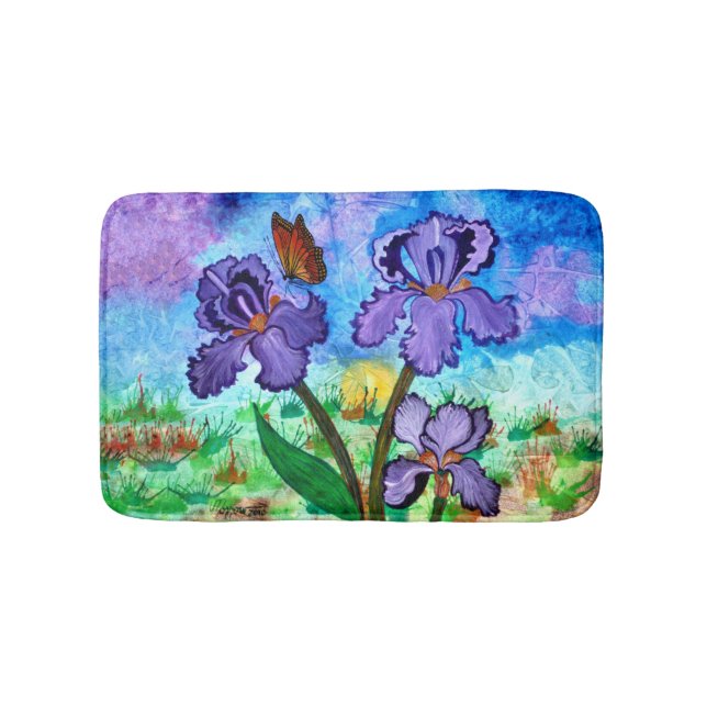 Iris au tapis de bain de lever de soleil (Devant)