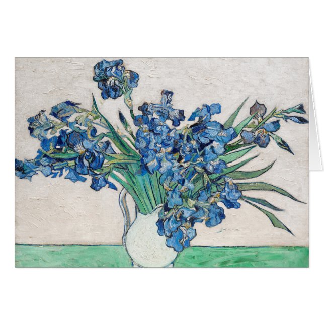 Iris bleus par Vincent Van Gogh Beaux-Arts (Devant horizontal)