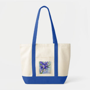 Iris Bouquet Sac fourre-tout de peinture à fleurs