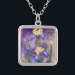 Iris Fleurs Collier Irises - Peinture<br><div class="desc">Belles Fleurs Iris MÊLÉE Peinture</div>