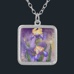 Iris Fleurs Collier Irises - Peinture<br><div class="desc">Belles Fleurs Iris MÊLÉE Peinture</div>