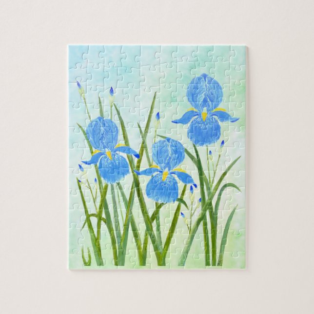 Iris Fleurs Jigsaw Puzzle (Vertical)