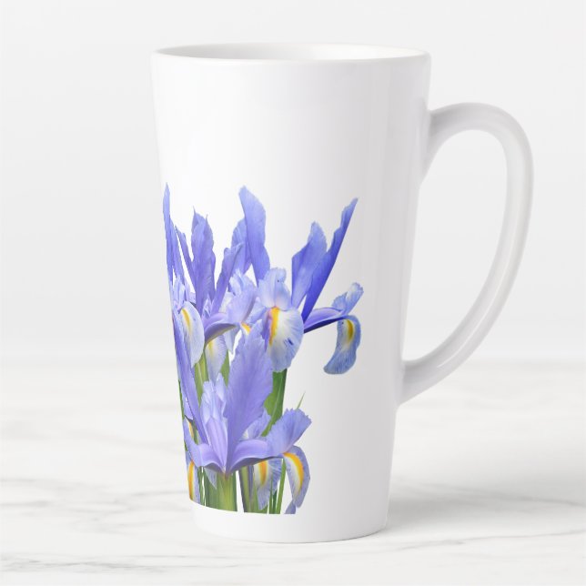Iris Garden - Latte Mug (Droite)