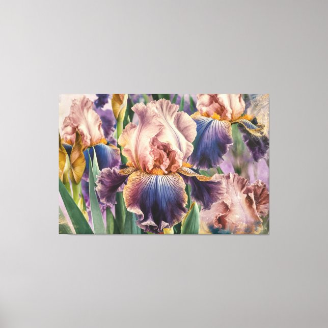 *~* IRIS Imaginaire Floral TV2 toile étirée Impres (Recto)