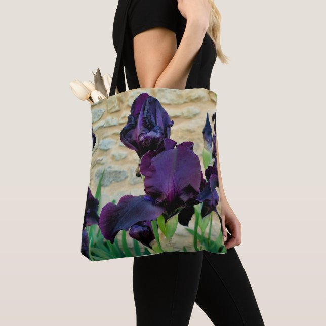 Iris Lâchés Sur Tout Le Sac D'Impression (De près)