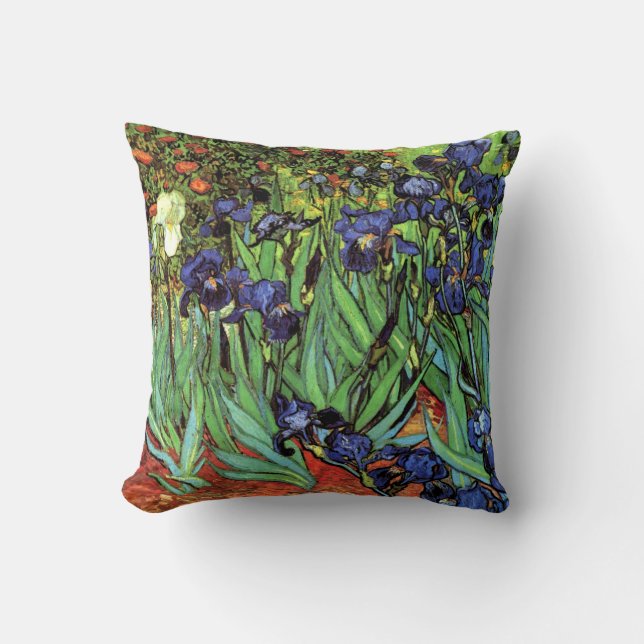 Iris par le coussin de beaux-arts de Van Gogh (Recto)