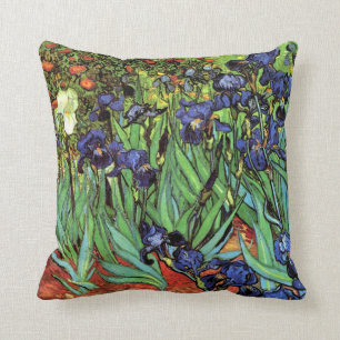 Iris par le coussin de beaux-arts de Van Gogh