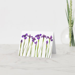 Iris pourpres - modèle customisé par fleur d'iris