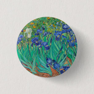 "IRISES 1889" PAR VINCENT Van Gogh BADGE