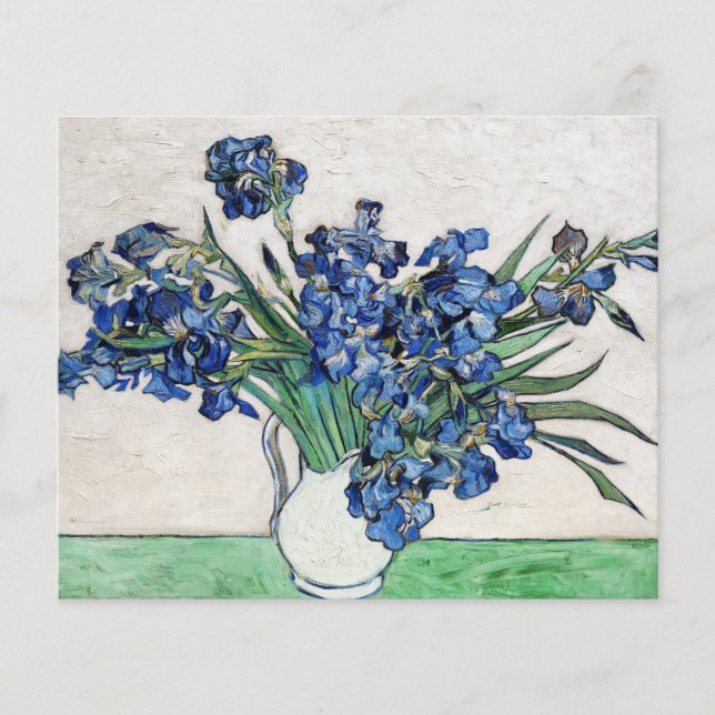 Irises (1890) par Vincent Van Gogh (Devant)