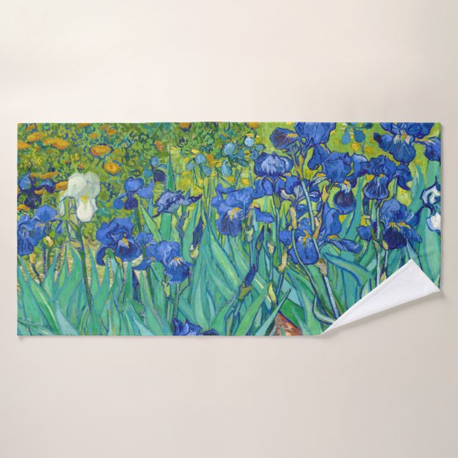 Irises, Vincent van Gogh (Serviette de bain)