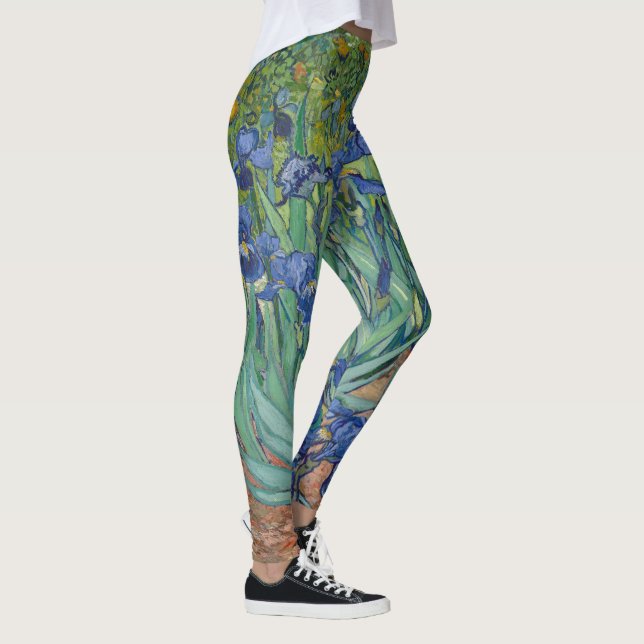 Irises_Vincent_van_Gogh_1889 Leggings (Droite)