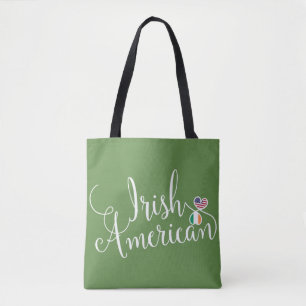 Irish American Entwin Hearts Grocery Sac