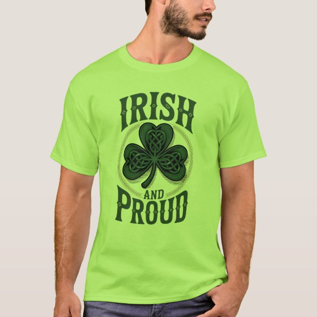 Irish And Proud T-Shirt (Devant)