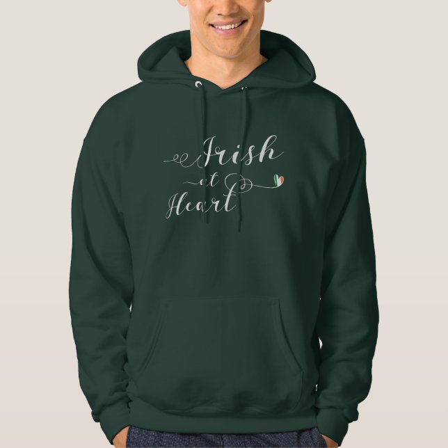 Irish At Heart Sweat - shirt à capuche, Irlande (Devant)