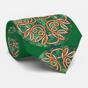 Irish Celtic Design Cravate de la Saint Patrick
