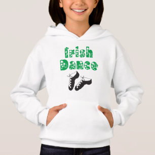 Irish Dance Soft Chaussures Shamrocks verts et Clo