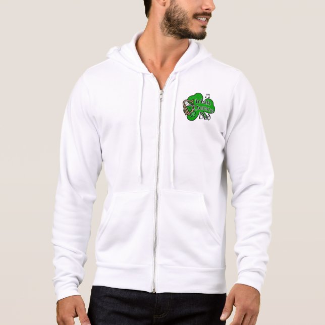 Irish Dancing Dad, Jigs and Wigs Sweat - shirt à c (Devant)