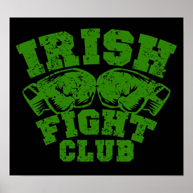Irish FC 24,95 $ Poster de mur d'art graphique (Devant)