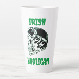 Irish Hooligan Biker Latte Mug
