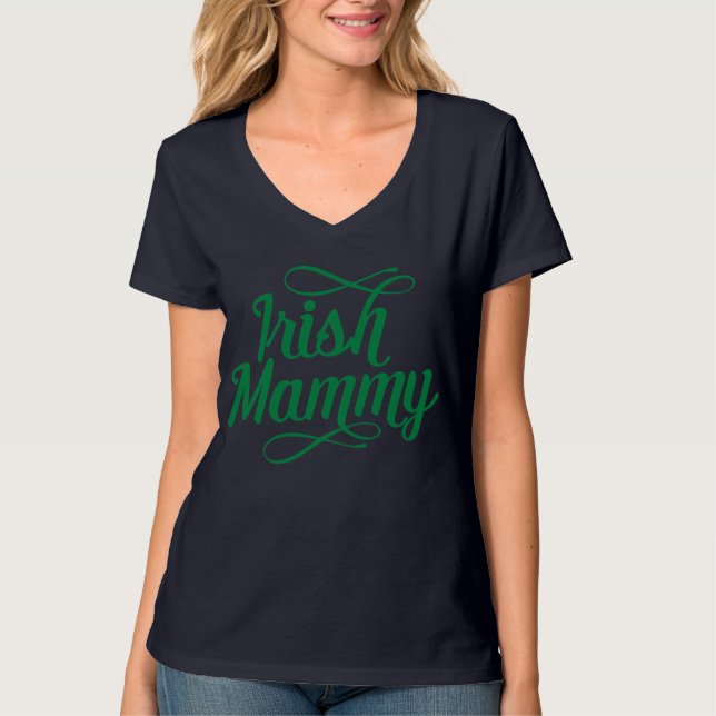 Irish Mammy, Irish Mom T-Shirt Irlande (Devant)