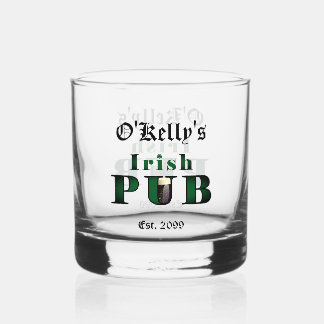 Irish Pub Bar Whiskey Rocks Verre Verre Boire
