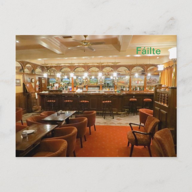 Irish Pub image pour carte postale (Devant)