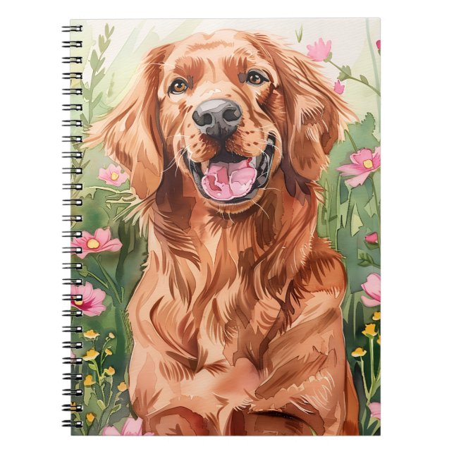 Irish Setter Watercolor Journal (Devant)