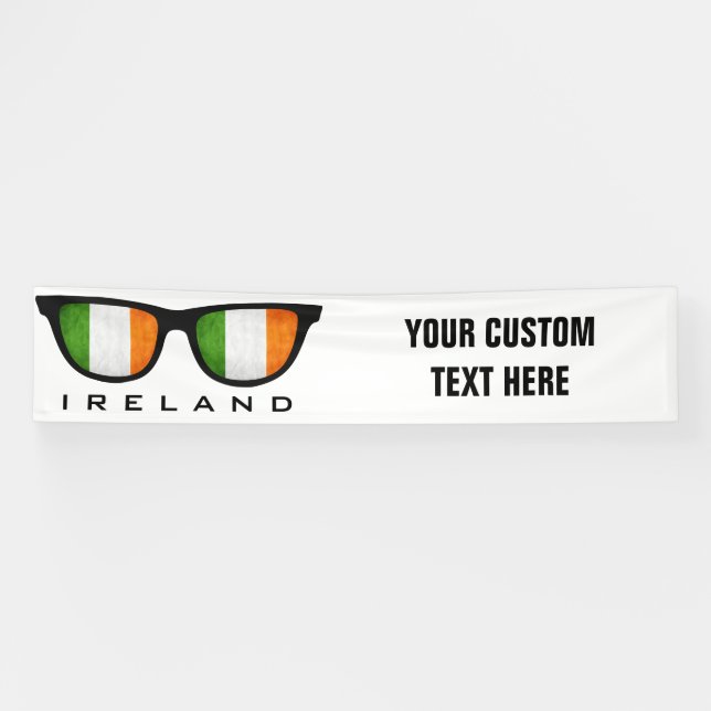 Irish Shades - Bannière de texte et de couleur per (Horizontal)
