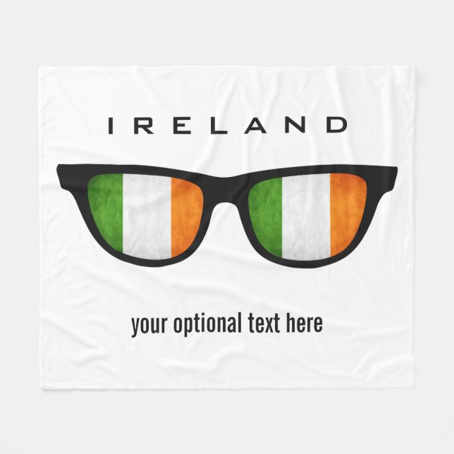 Irish Shades - couvertures de toison de couleur et (Devant (Horizontal))