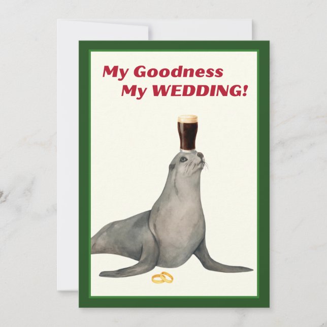 Irish Stout Bridal Shower Invitation (Devant)