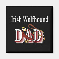 Irish Wolfhound dad Magnet