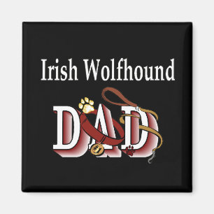 Irish Wolfhound dad Magnet