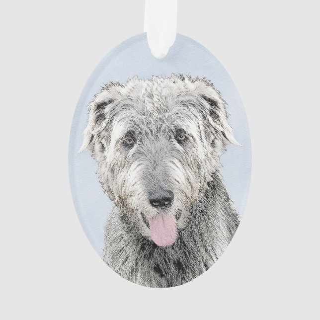 Irish Wolfhound Painting (dos)