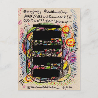 irkafirka @twitter a écrasé les cartes postales