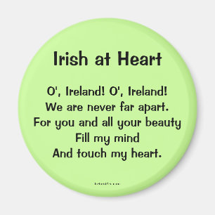 Irlandais au coeur proverbe Magnet