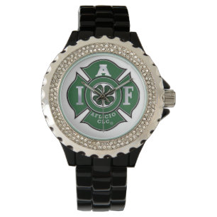 Irlandais d'IAFF - montre de shamrock