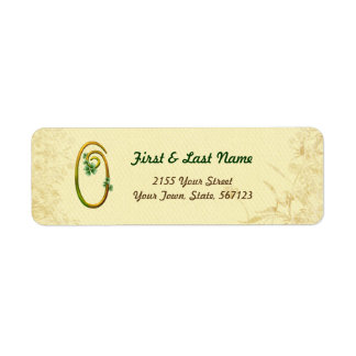 Irlandais Gold Monogramme 0 Étiquette