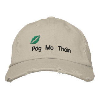 Irlandais "Kiss My Butt" brodé Casquette