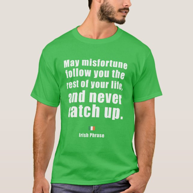 Irlandais Phrase 01 T-shirt (Devant)