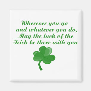 Irlandais Poem Magnet
