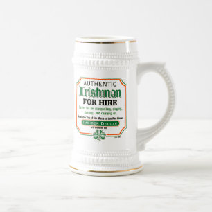 Irlandais pour la tasse de bière de location